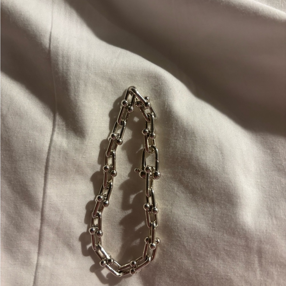 Tiffany Hardware Silver Chain Bracelet